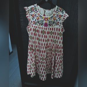 THML embroidered mini dress